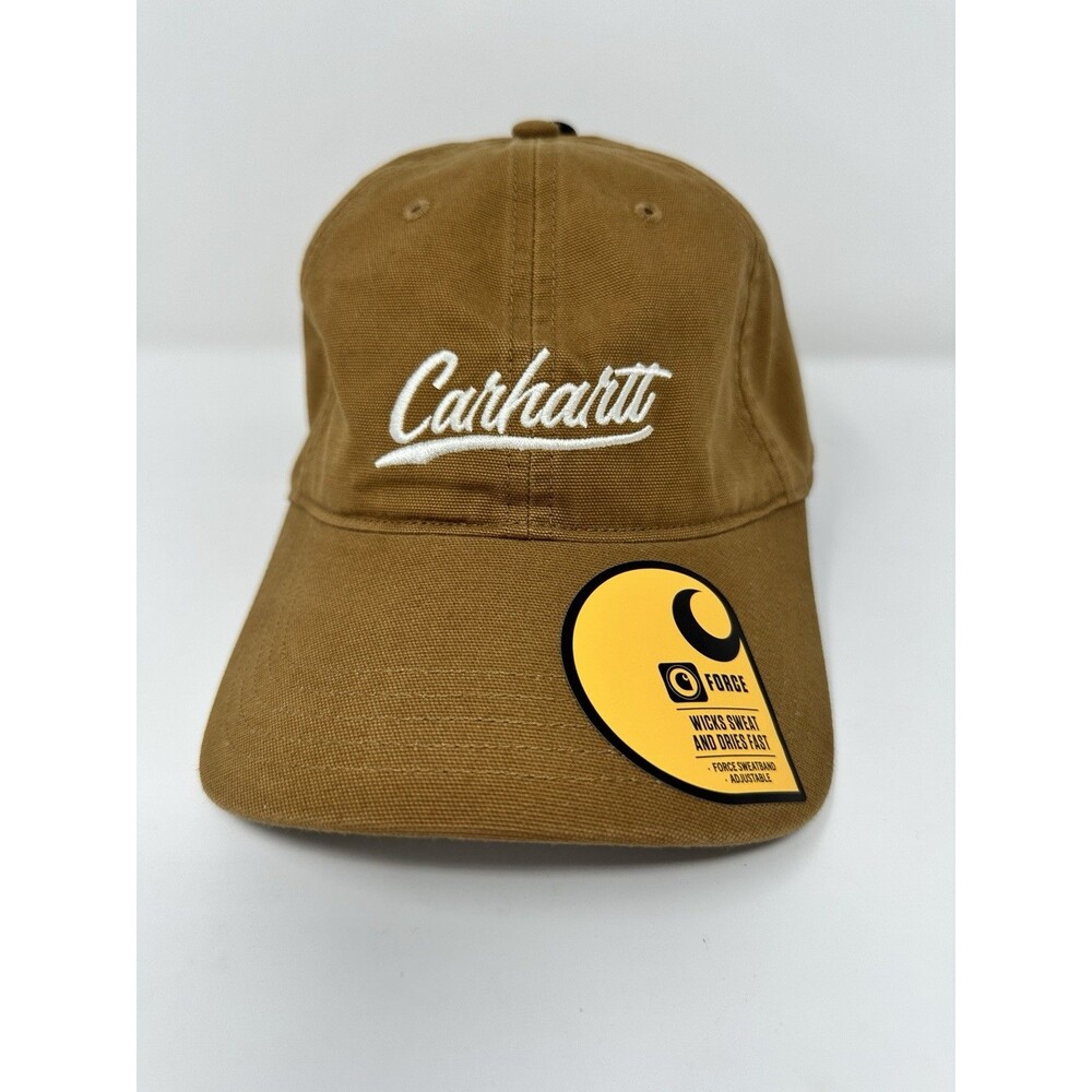 NWT Carhartt Women’s Canvas Hat Script Buckle Adjustable Strapback Cap